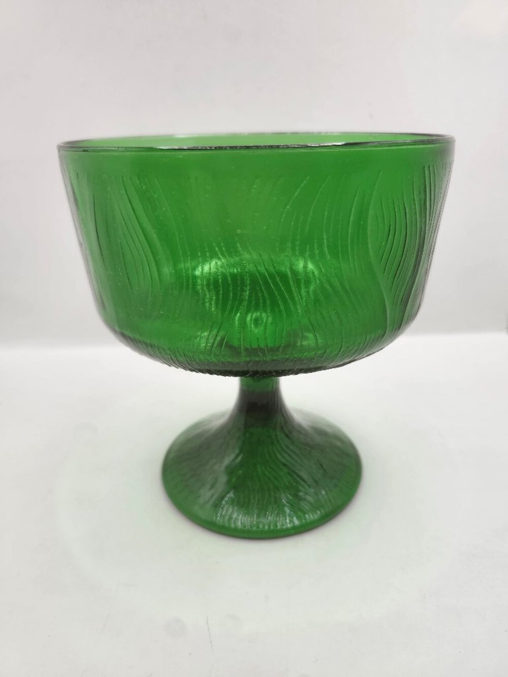 Vintage Hoosier Glass Company Pedestal Bowl